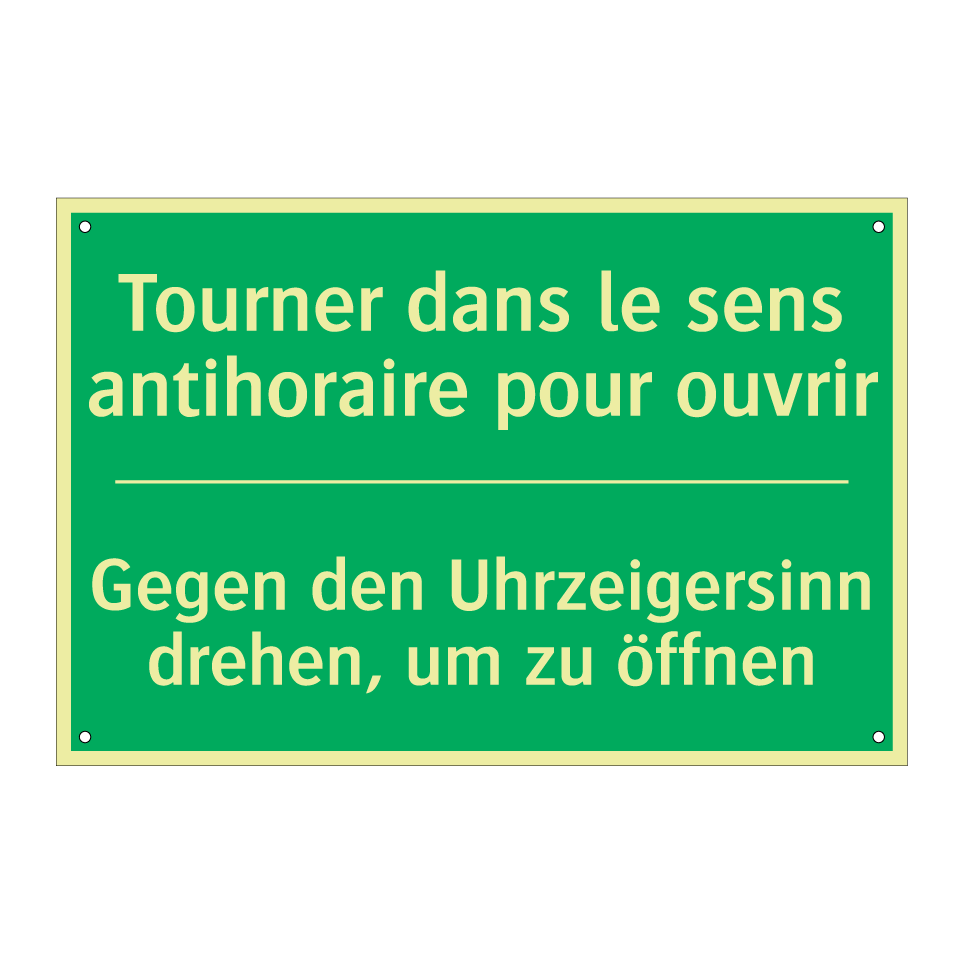 Gegen den Uhrzeigersinn drehen, /.../ - Tourner dans le sens antihoraire /.../