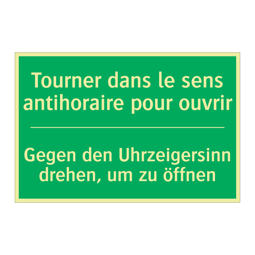 Gegen den Uhrzeigersinn drehen, /.../ - Tourner dans le sens antihoraire /.../