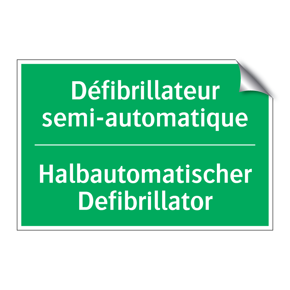 Halbautomatischer Defibrillator /.../ - Défibrillateur semi-automatique /.../