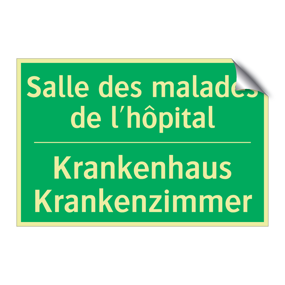 Krankenhaus Krankenzimmer - Salle des malades de l'hôpital