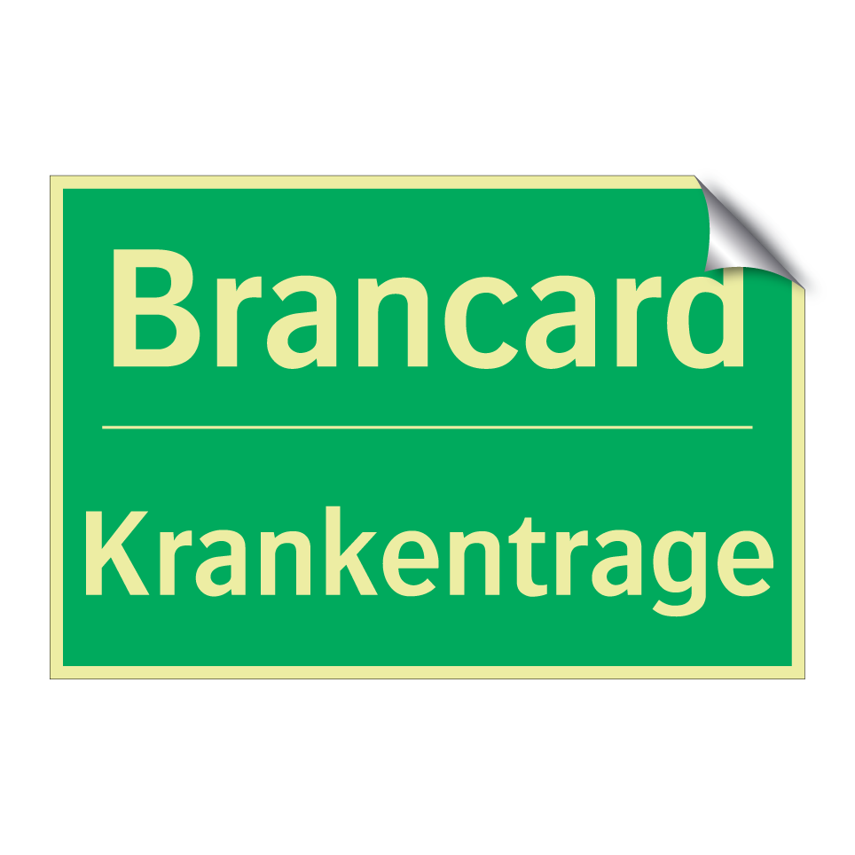 Krankentrage - Brancard