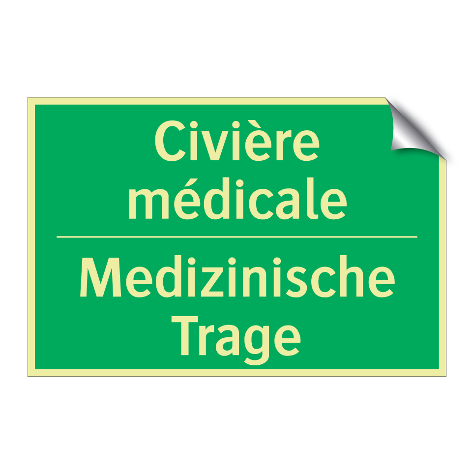 Medizinische Trage - Civière médicale