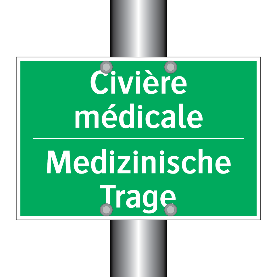 Medizinische Trage - Civière médicale