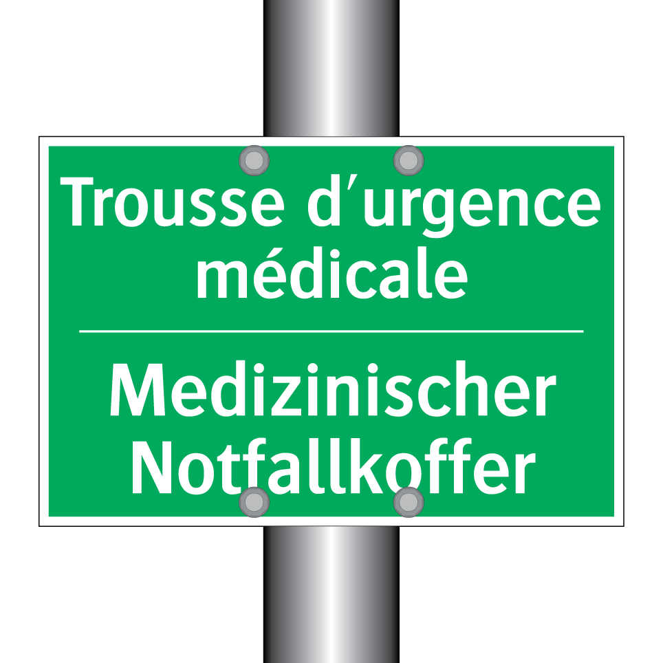 Medizinischer Notfallkoffer - Trousse d'urgence médicale