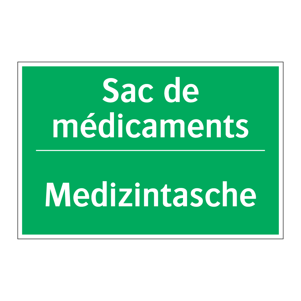 Medizintasche - Sac de médicaments