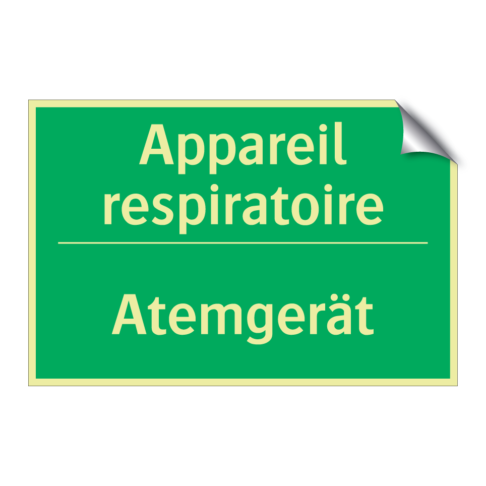 Atemgerät - Appareil respiratoire