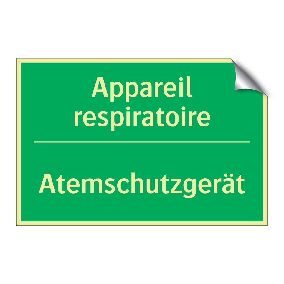 Atemschutzgerät - Appareil respiratoire