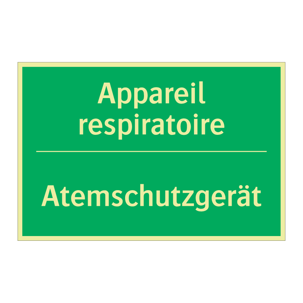 Atemschutzgerät - Appareil respiratoire