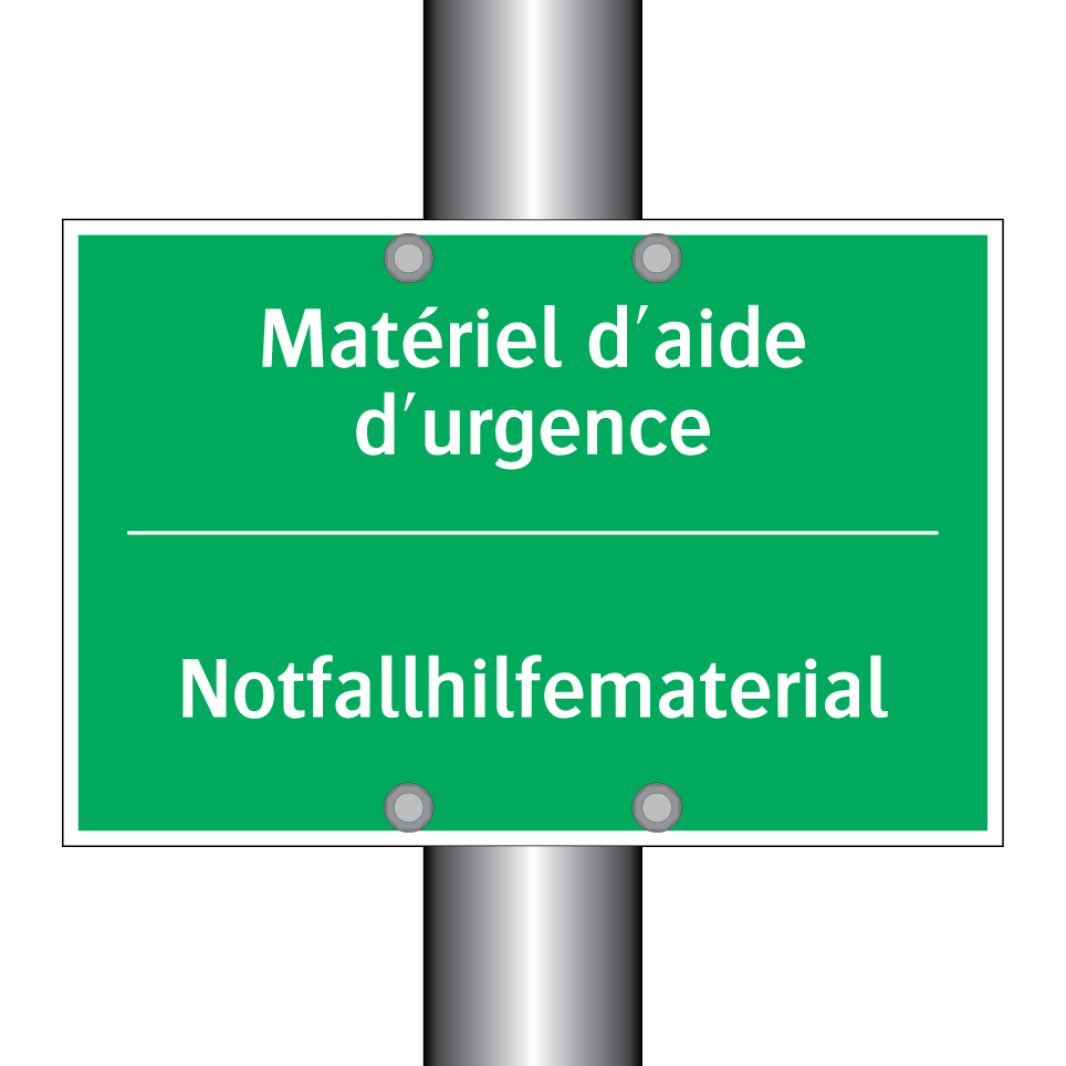 Notfallhilfematerial - Matériel d'aide d'urgence