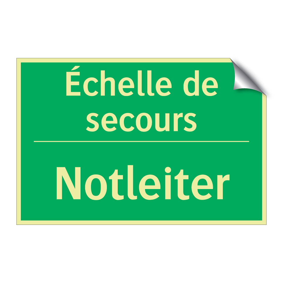 Notleiter - Échelle de secours
