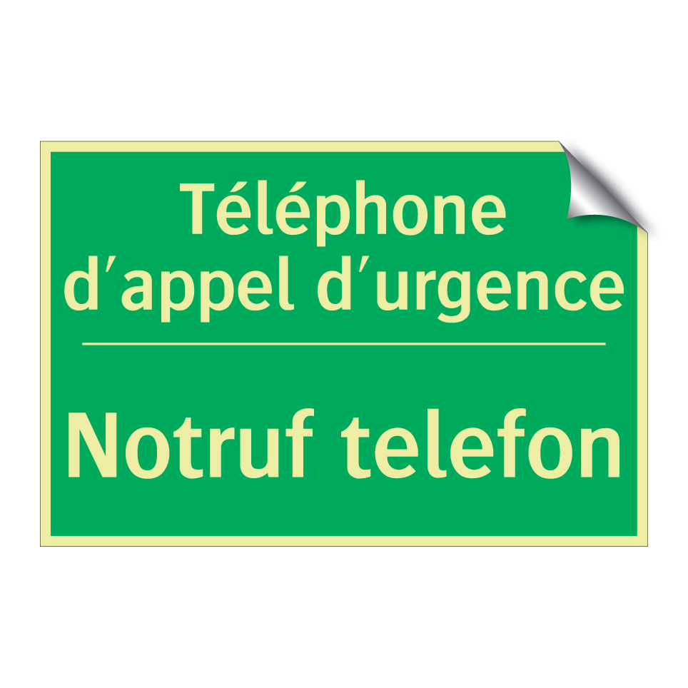 Notruf telefon - Téléphone d'appel d'urgence
