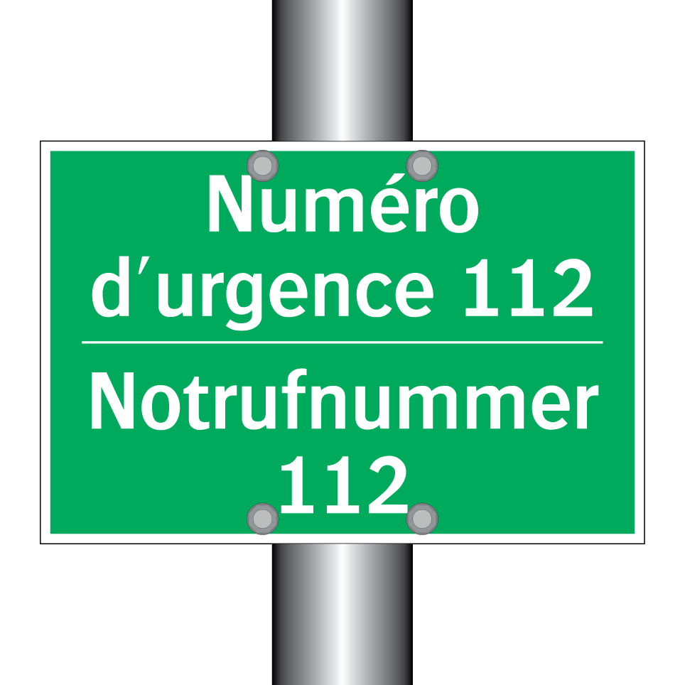 Notrufnummer 112 - Numéro d'urgence 112