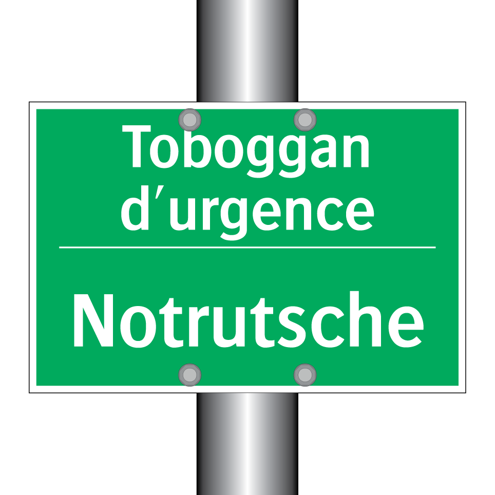 Notrutsche - Toboggan d'urgence