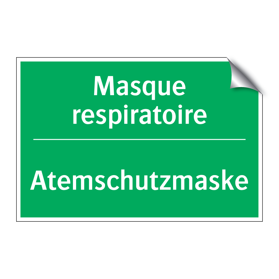 Atemschutzmaske - Masque respiratoire