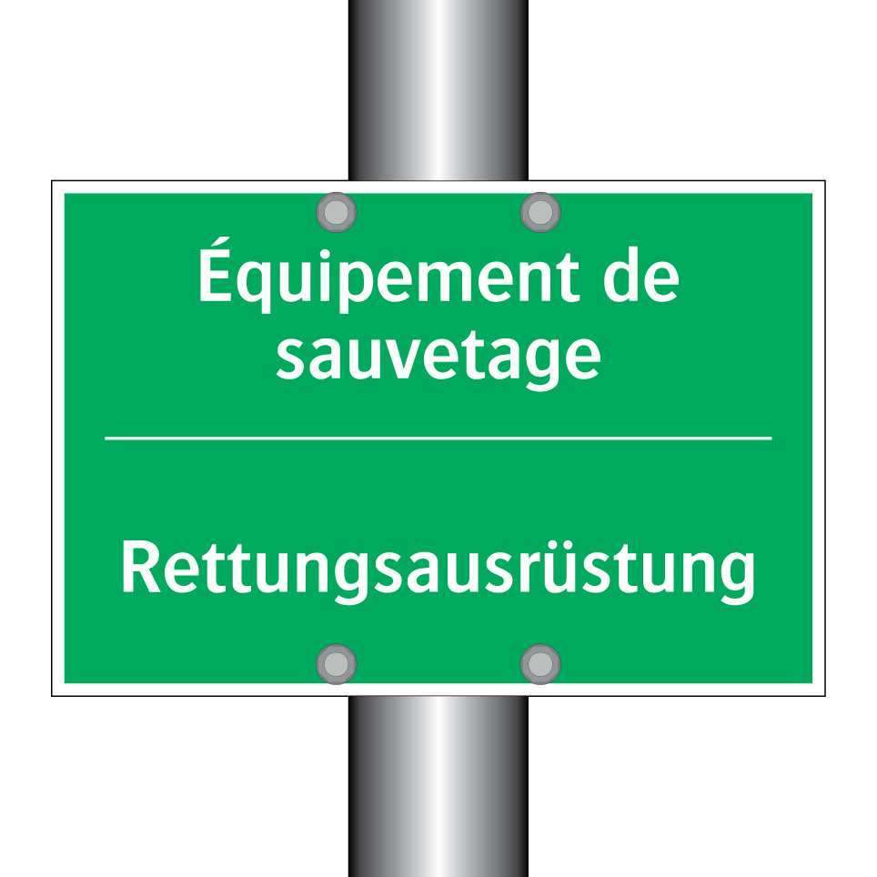 Rettungsausrüstung - Équipement de sauvetage