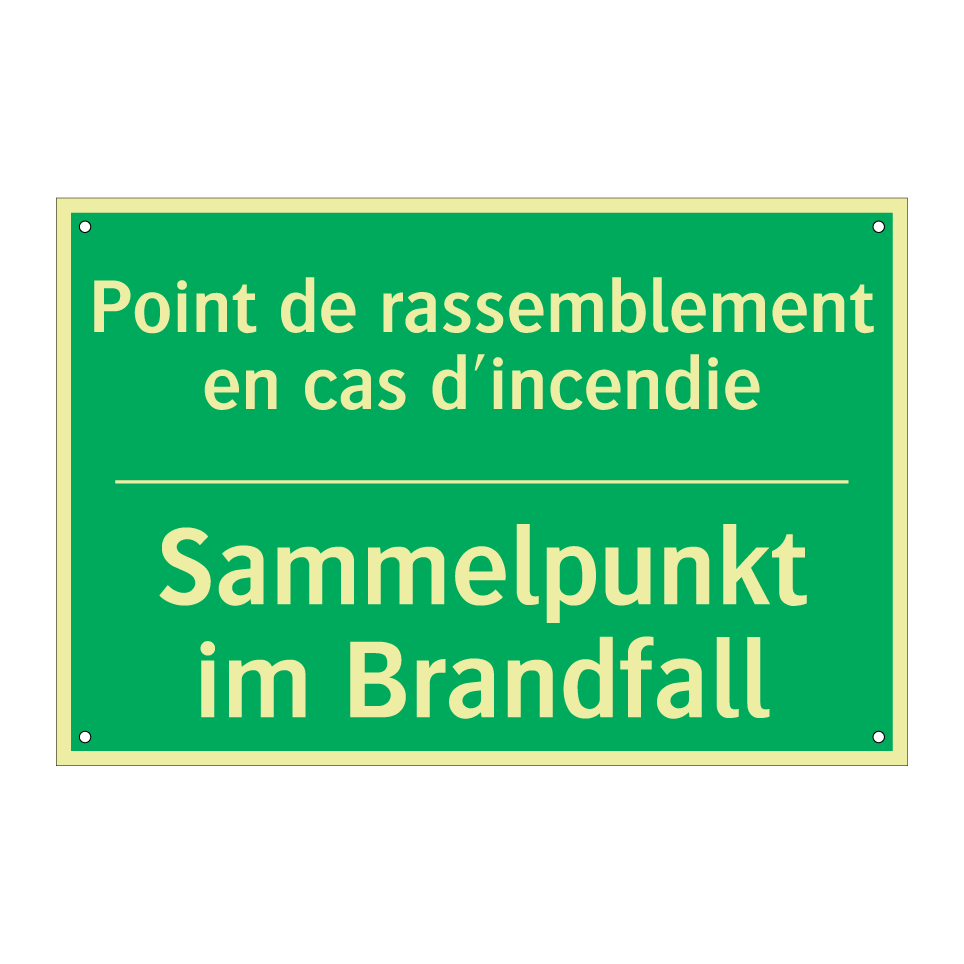 Sammelpunkt im Brandfall - Point de rassemblement en cas /.../