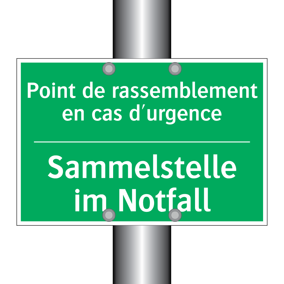 Sammelstelle im Notfall - Point de rassemblement en cas /.../