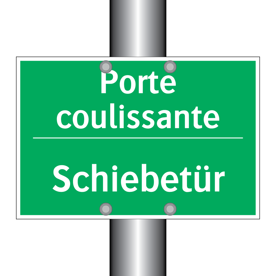 Schiebetür - Porte coulissante