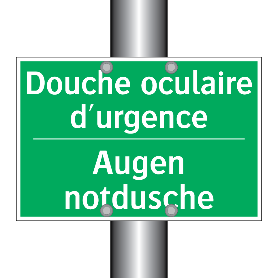 Augen notdusche - Douche oculaire d'urgence