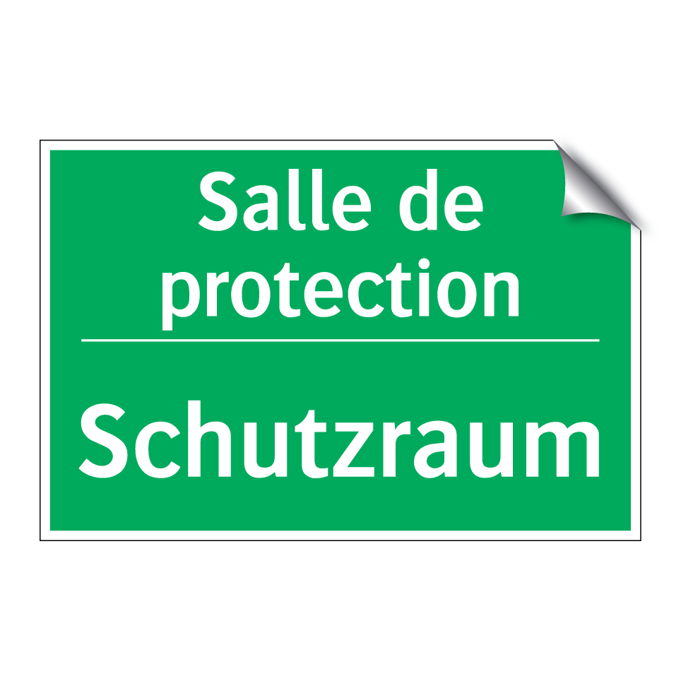 Schutzraum - Salle de protection