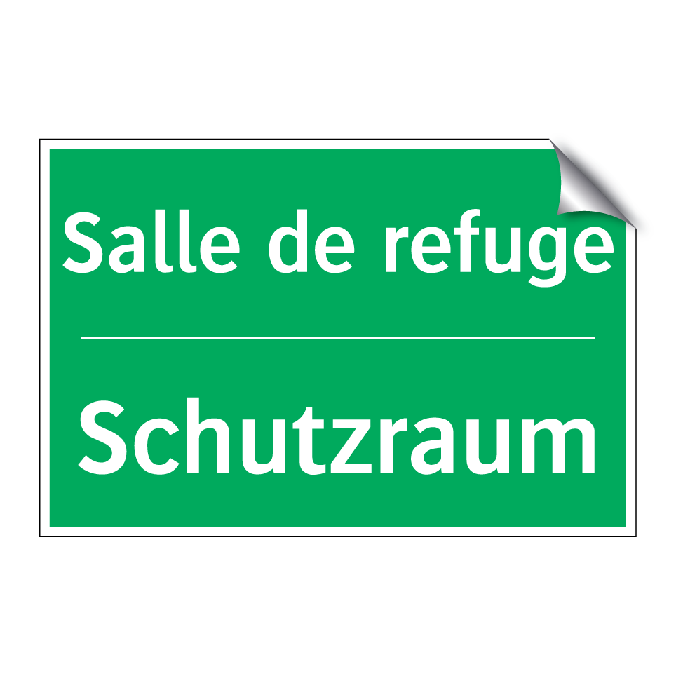 Schutzraum - Salle de refuge