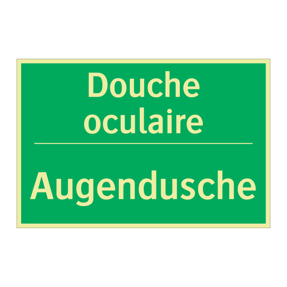 Augendusche - Douche oculaire