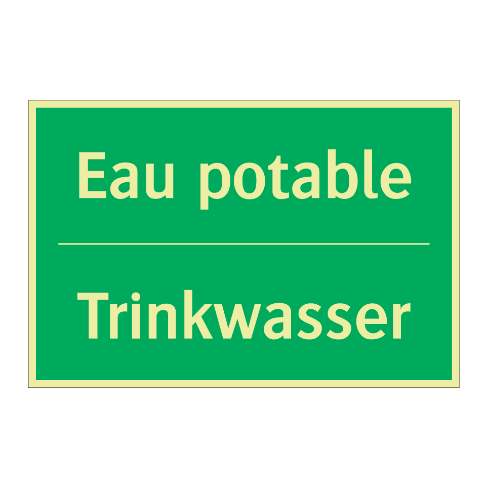 Trinkwasser - Eau potable