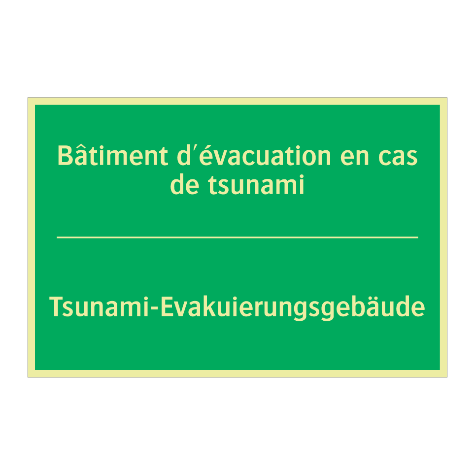 Tsunami-Evakuierungsgebäude - Bâtiment d'évacuation en cas de /.../