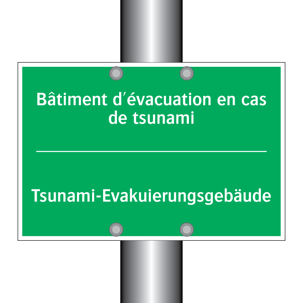 Tsunami-Evakuierungsgebäude - Bâtiment d'évacuation en cas de /.../