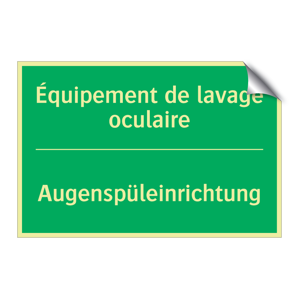 Augenspüleinrichtung - Équipement de lavage oculaire