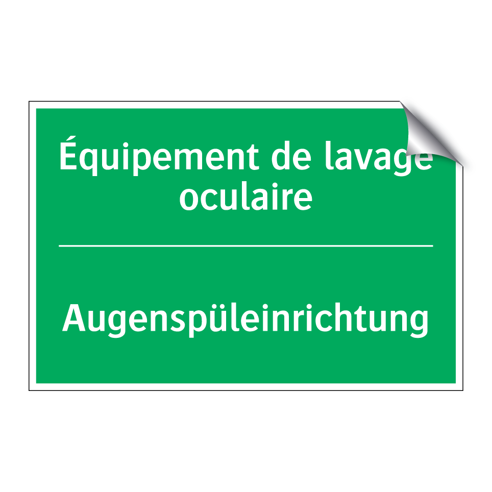 Augenspüleinrichtung - Équipement de lavage oculaire
