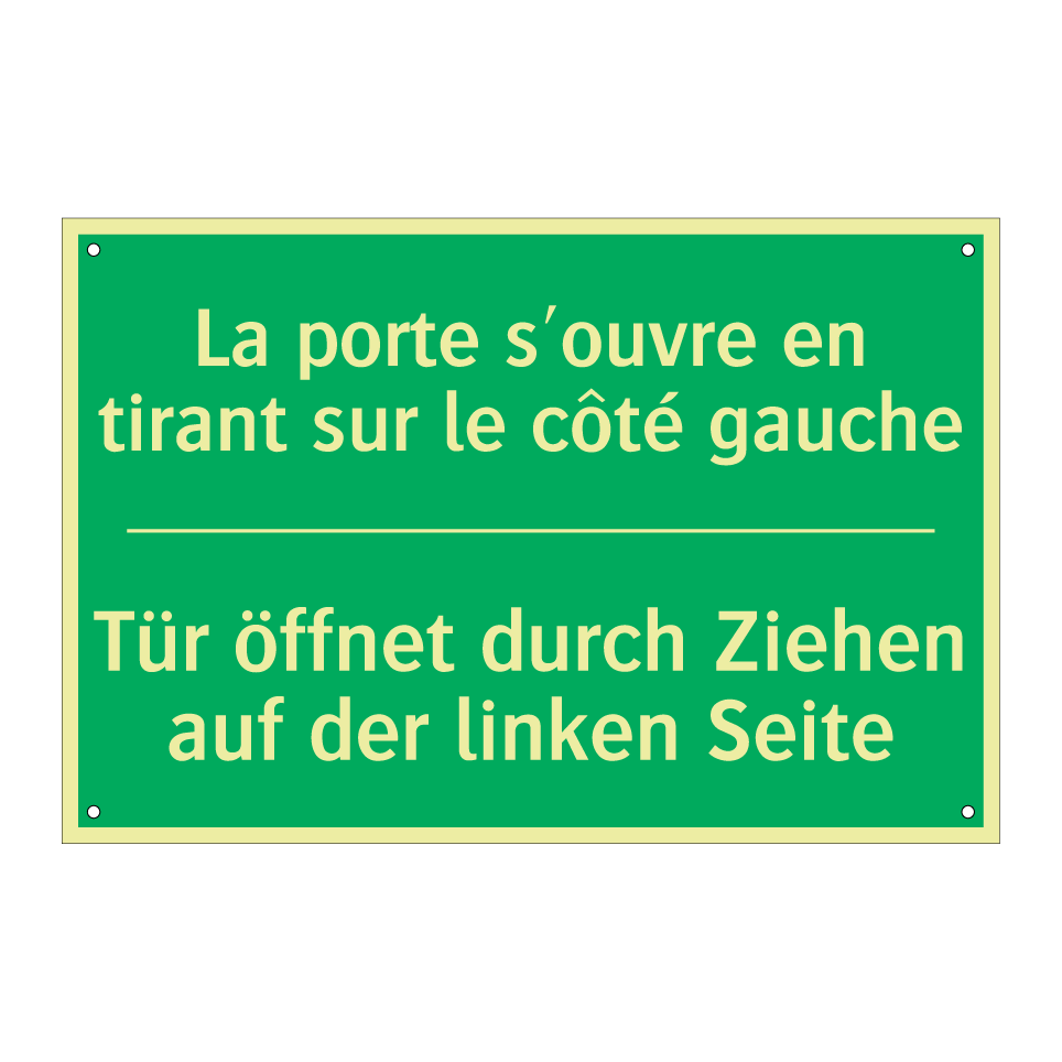 Tür öffnet durch Ziehen auf der /.../ - La porte s'ouvre en tirant sur /.../