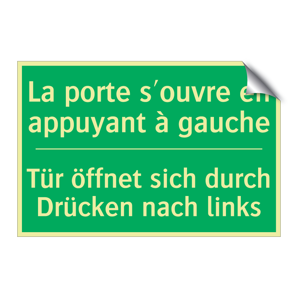 Tür öffnet sich durch Drücken /.../ - La porte s'ouvre en appuyant à /.../