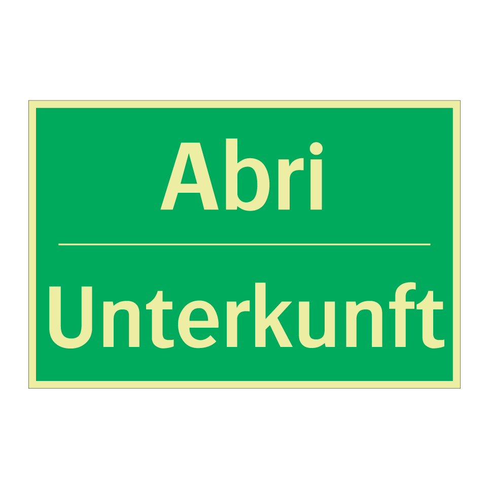 Unterkunft - Abri
