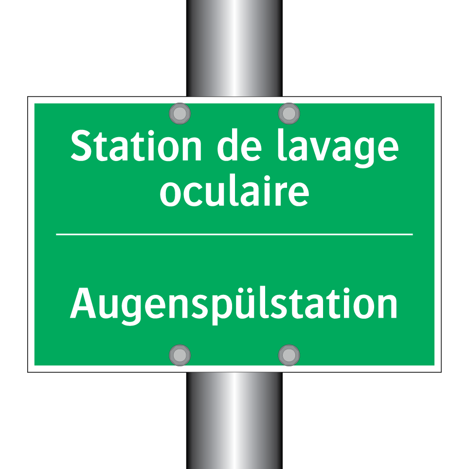 Augenspülstation - Station de lavage oculaire