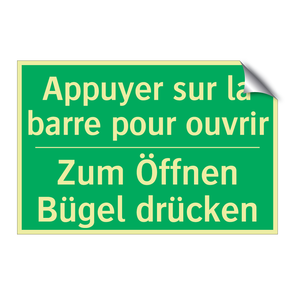 Zum Öffnen Bügel drücken - Appuyer sur la barre pour ouvrir /.../