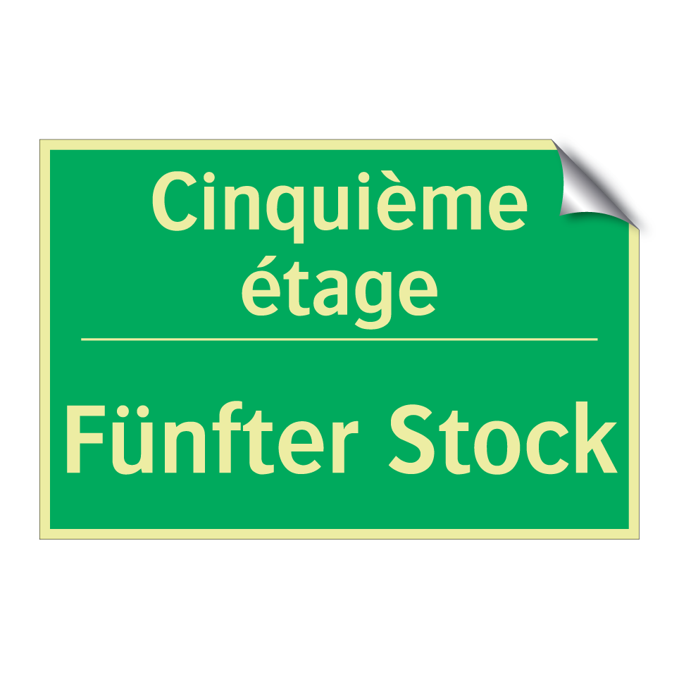 Fünfter Stock - Cinquième étage