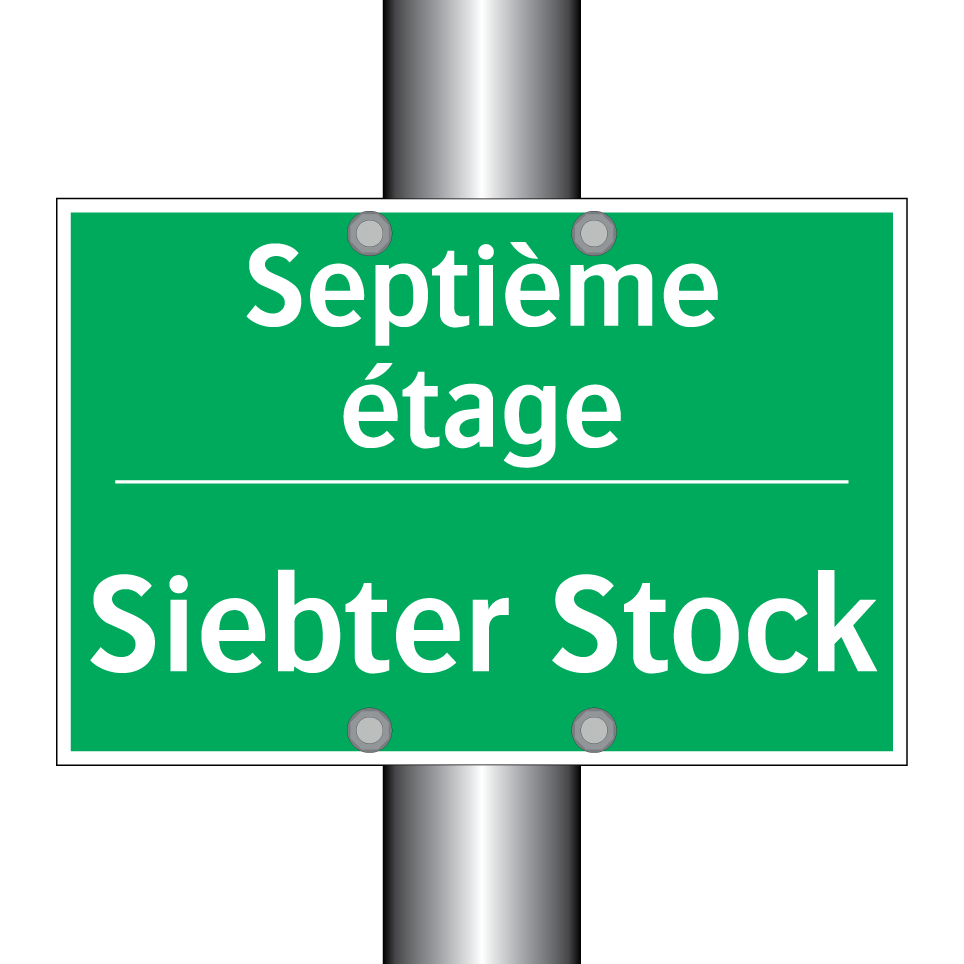 Siebter Stock - Septième étage
