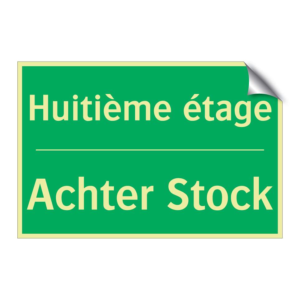Achter Stock - Huitième étage
