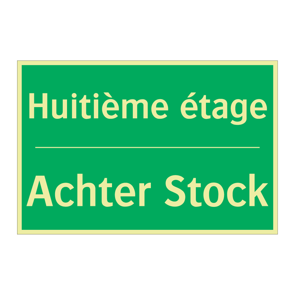Achter Stock - Huitième étage