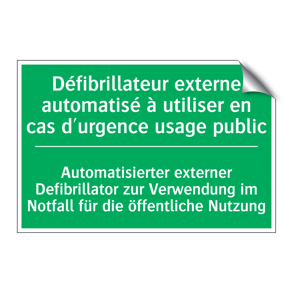 Automatisierter externer Defibrillator /.../ - Défibrillateur externe automatisé /.../