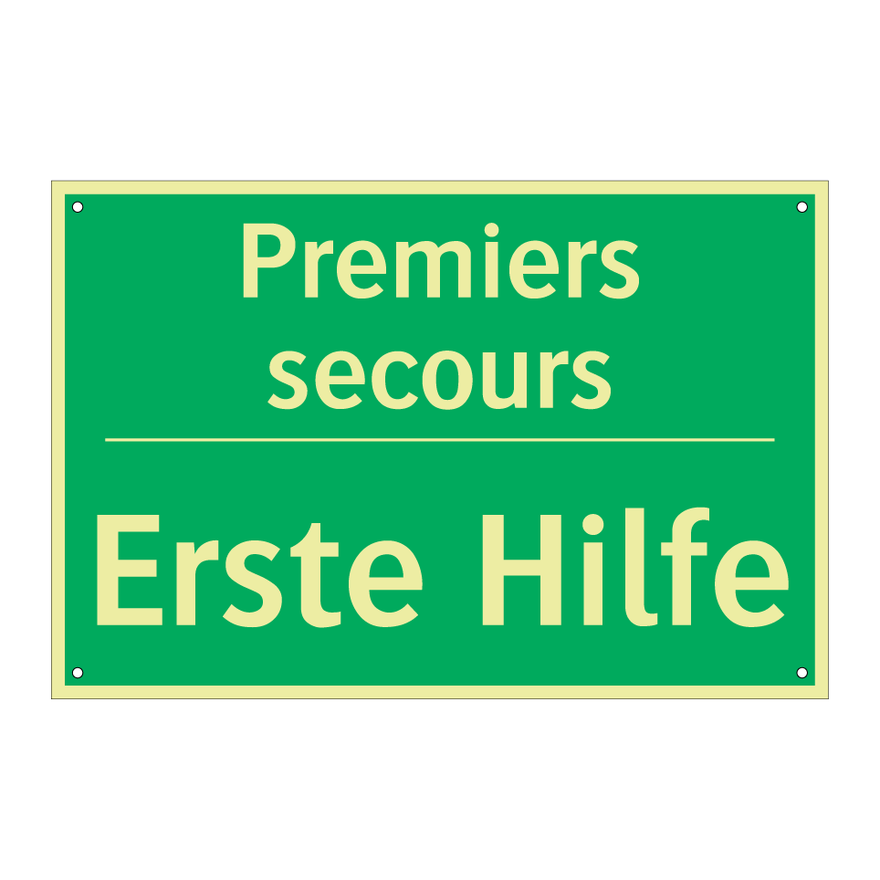Erste Hilfe - Premiers secours