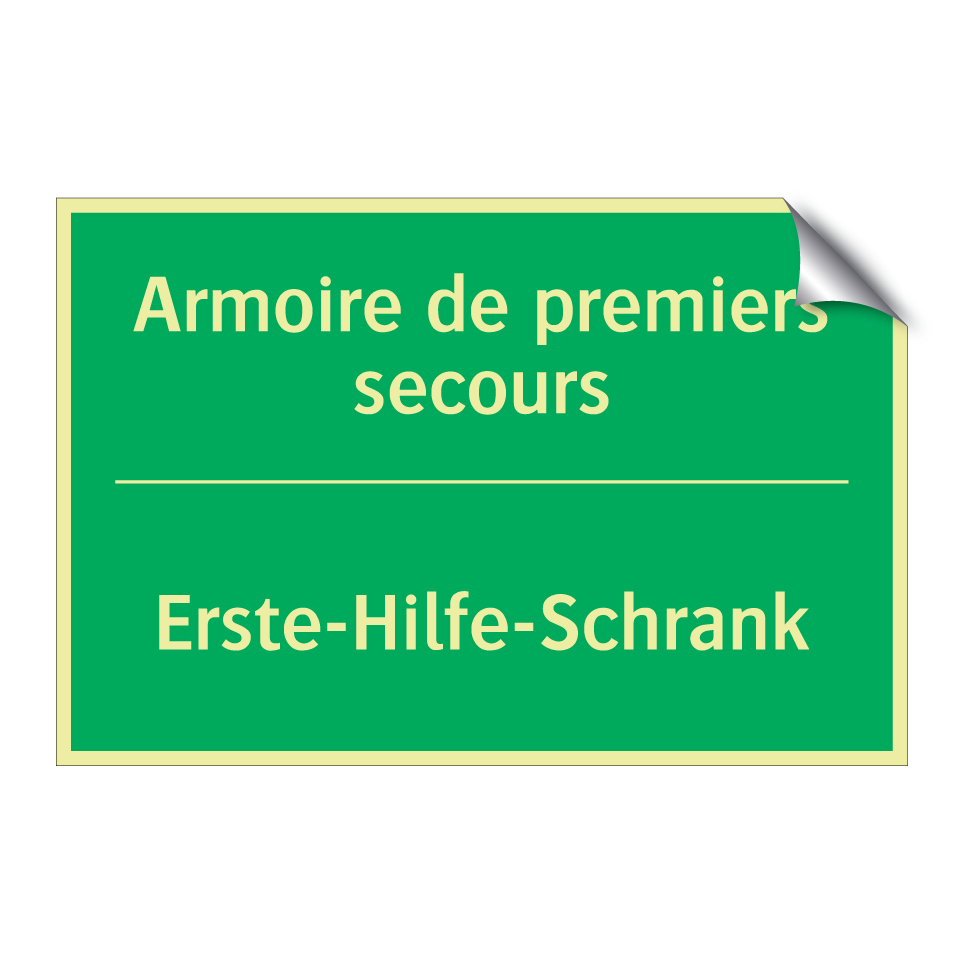 Erste-Hilfe-Schrank - Armoire de premiers secours
