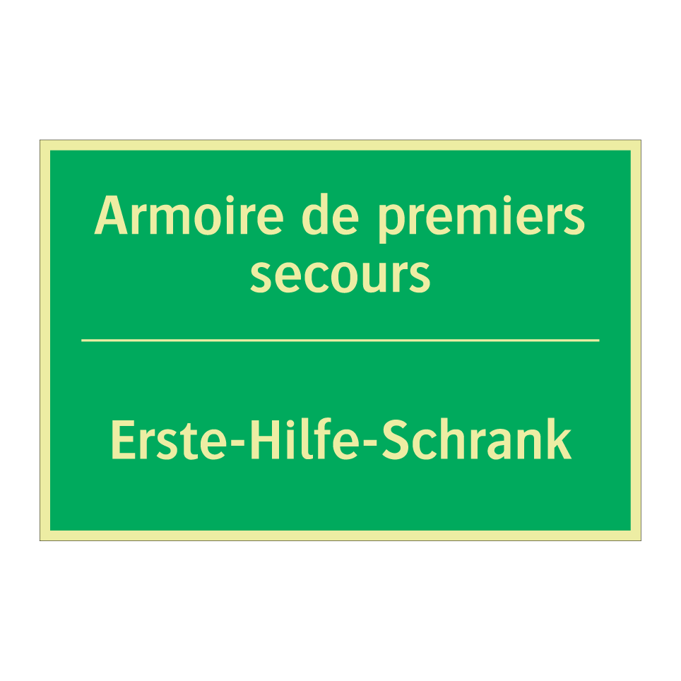 Erste-Hilfe-Schrank - Armoire de premiers secours