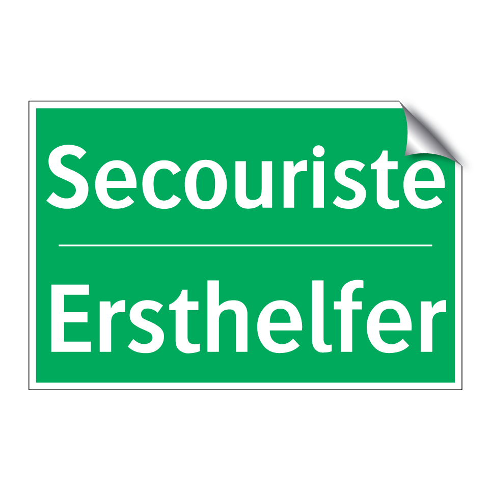 Ersthelfer - Secouriste