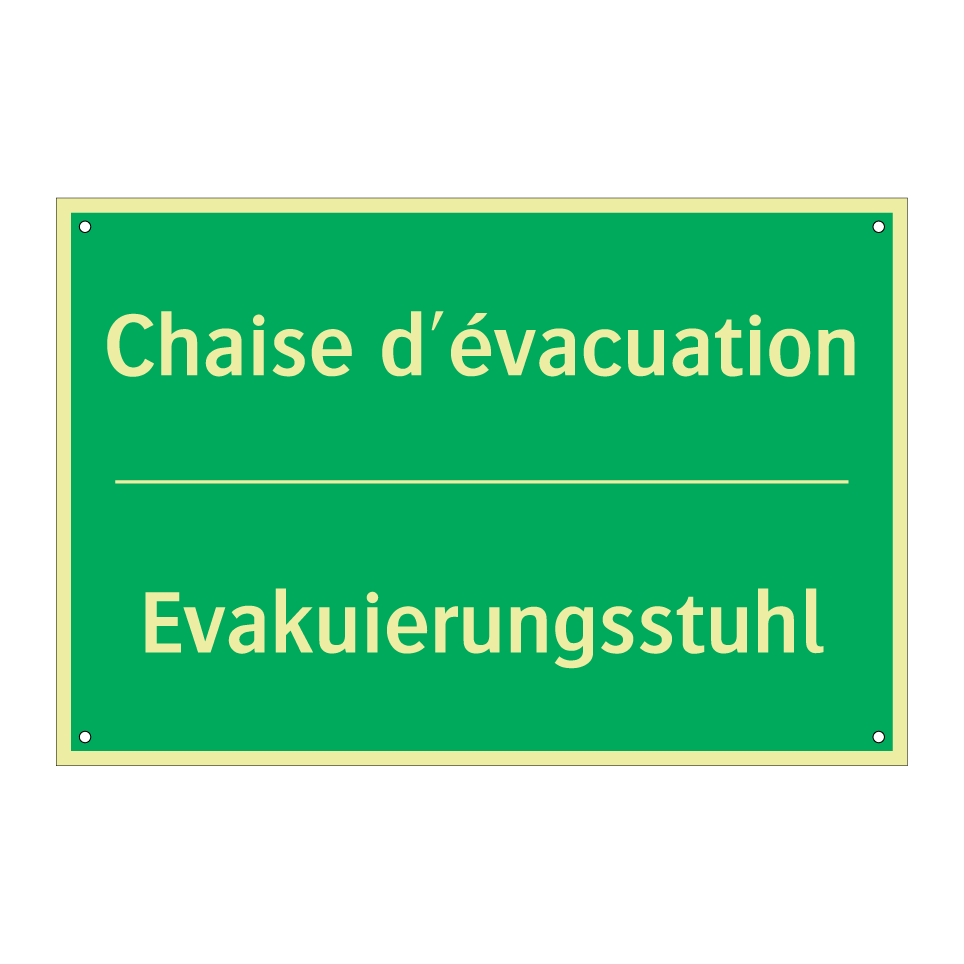 Evakuierungsstuhl - Chaise d'évacuation
