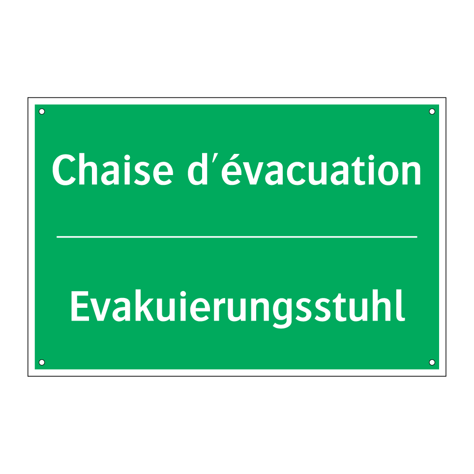 Evakuierungsstuhl - Chaise d'évacuation