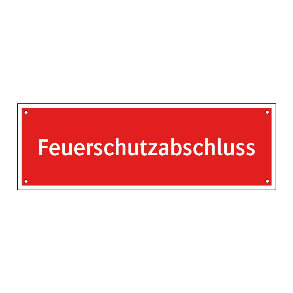 Feuerschutzabschluss
