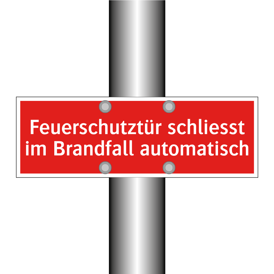 Feuerschutztür schliesst im Brandfall automatisch