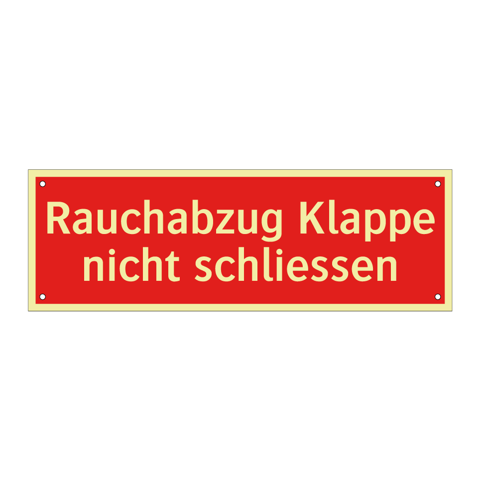 Rauchabzug Klappe nicht schliessen